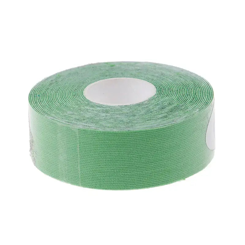 Roll of green kinesiology or athletic tape.