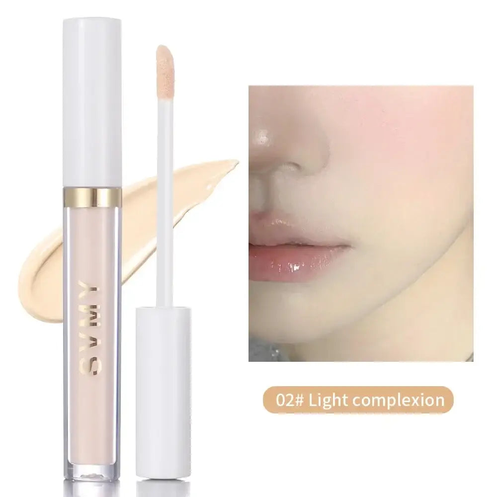 Liquid concealer or foundation product with applicator wand.