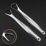 Curved Teardrop Spoon Tongue Scraper - Vignette | VogueBeautify