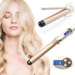 Digital Curling Iron with Gold Barrel - Vignette | VogueBeautify