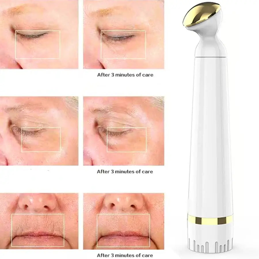 Handheld electronic beauty device for facial skin care.