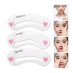 Eyebrow Shaping Stencil Tool Set - Vignette | VogueBeautify