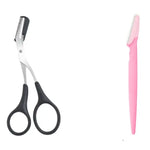 Eyebrow Trimming Scissors Set with Comb - Vignette | VogueBeautify