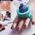 Fingertip Nail Polish Holder - Vignette | VogueBeautify