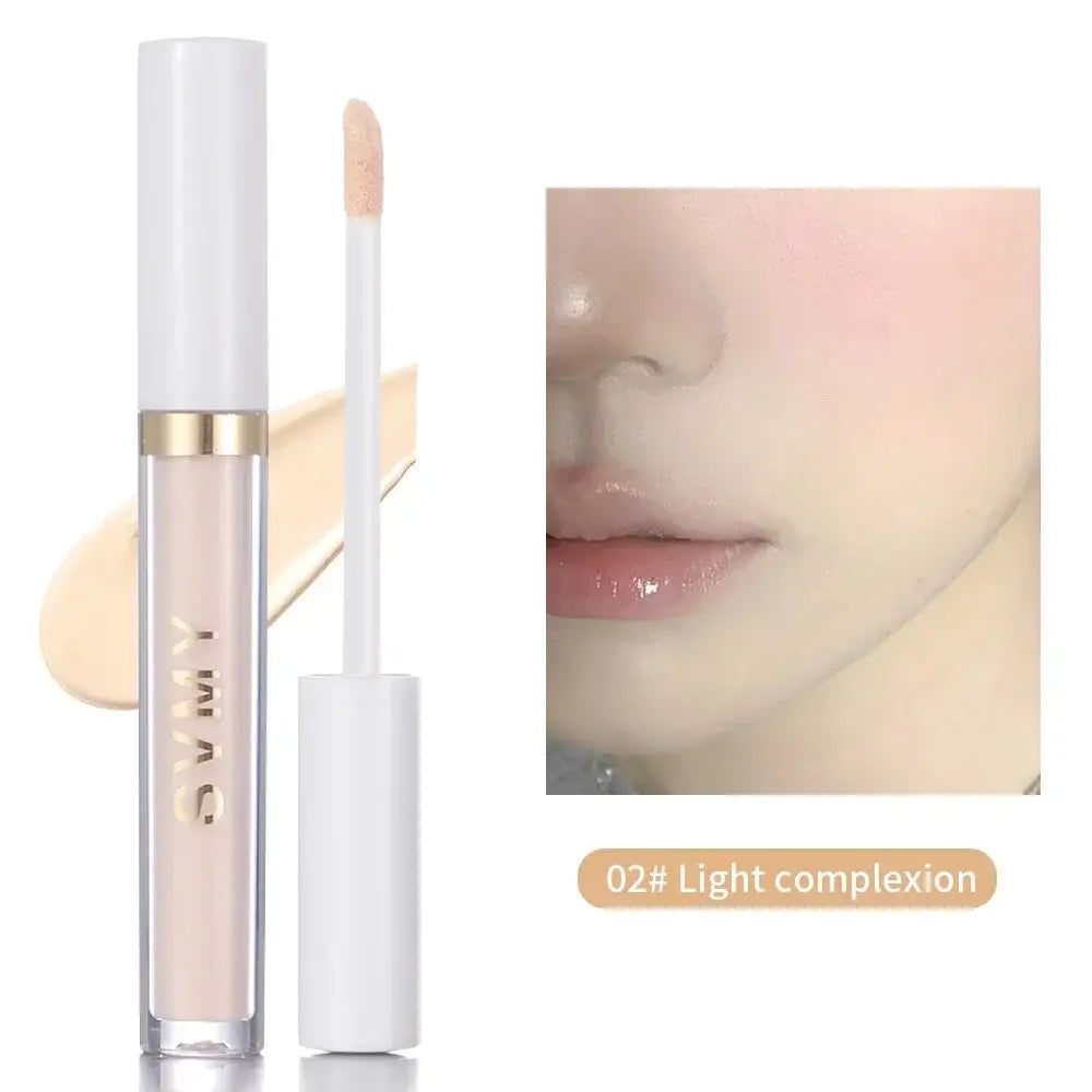 Concealer or liquid foundation product with an applicator wand.