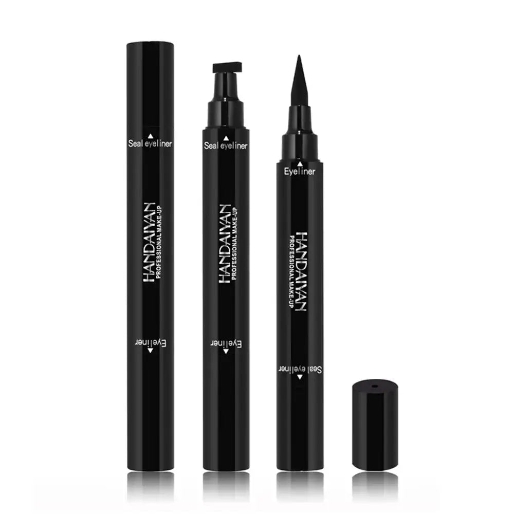 Black liquid eyeliner pen with a fine-tip applicator.