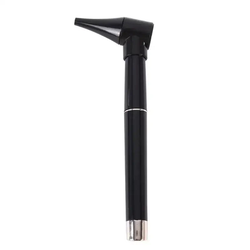 Black otoscope used for examining ears.