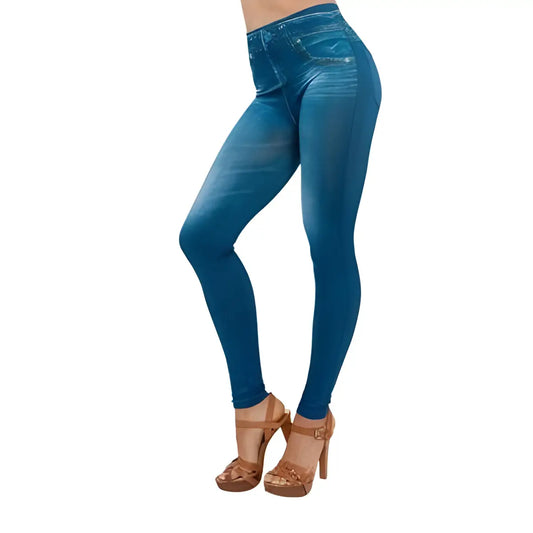 High-waisted women's jeggings