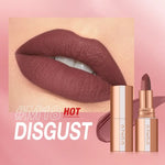 Kiss Proof Lippies Matte Mauve Lip Swatch - Vignette | VogueBeautify