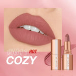 Kiss Proof Lippies Matte Mauve Lip Swatch - Vignette | VogueBeautify