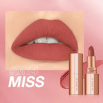 Kiss Proof Lippies Matte Mauve Lip Swatch - Vignette | VogueBeautify