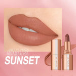 Kiss Proof Lippies Matte Mauve Lip Swatch - Vignette | VogueBeautify