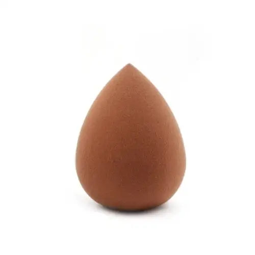 Teardrop-shaped brown object with a smooth surface.