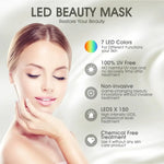 LED Light Therapy Facial Mask with Controller - Vignette | VogueBeautify