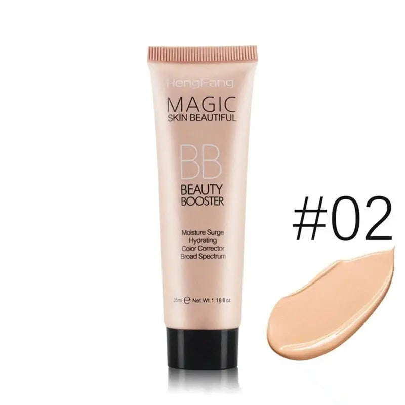 Tube of ’Magic Skin Beautiful’ BB Beauty Booster cream in shade #02.