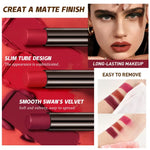 Matte Lipstick Set with Swatches - Vignette | VogueBeautify