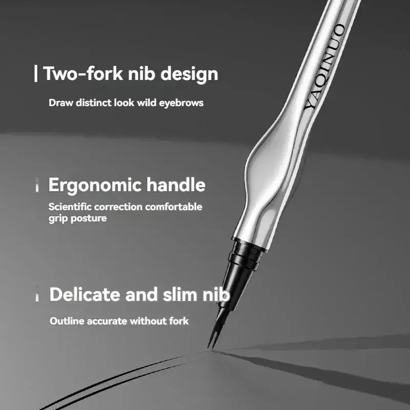 Precision drawing pen with labeled features highlighting its design elements.