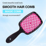 Pink and Black Hair Straightening Brush - Vignette | VogueBeautify