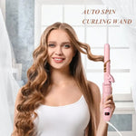 Pink Curling Iron and Orange Hair Straightener - Vignette | VogueBeautify