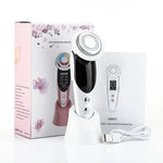 Pink Facial Beauty Device with Attachments - Vignette | VogueBeautify