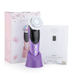 Pink Facial Beauty Device with Attachments - Vignette | VogueBeautify