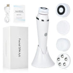 Pink Facial Cleansing and Massaging Device - Vignette | VogueBeautify