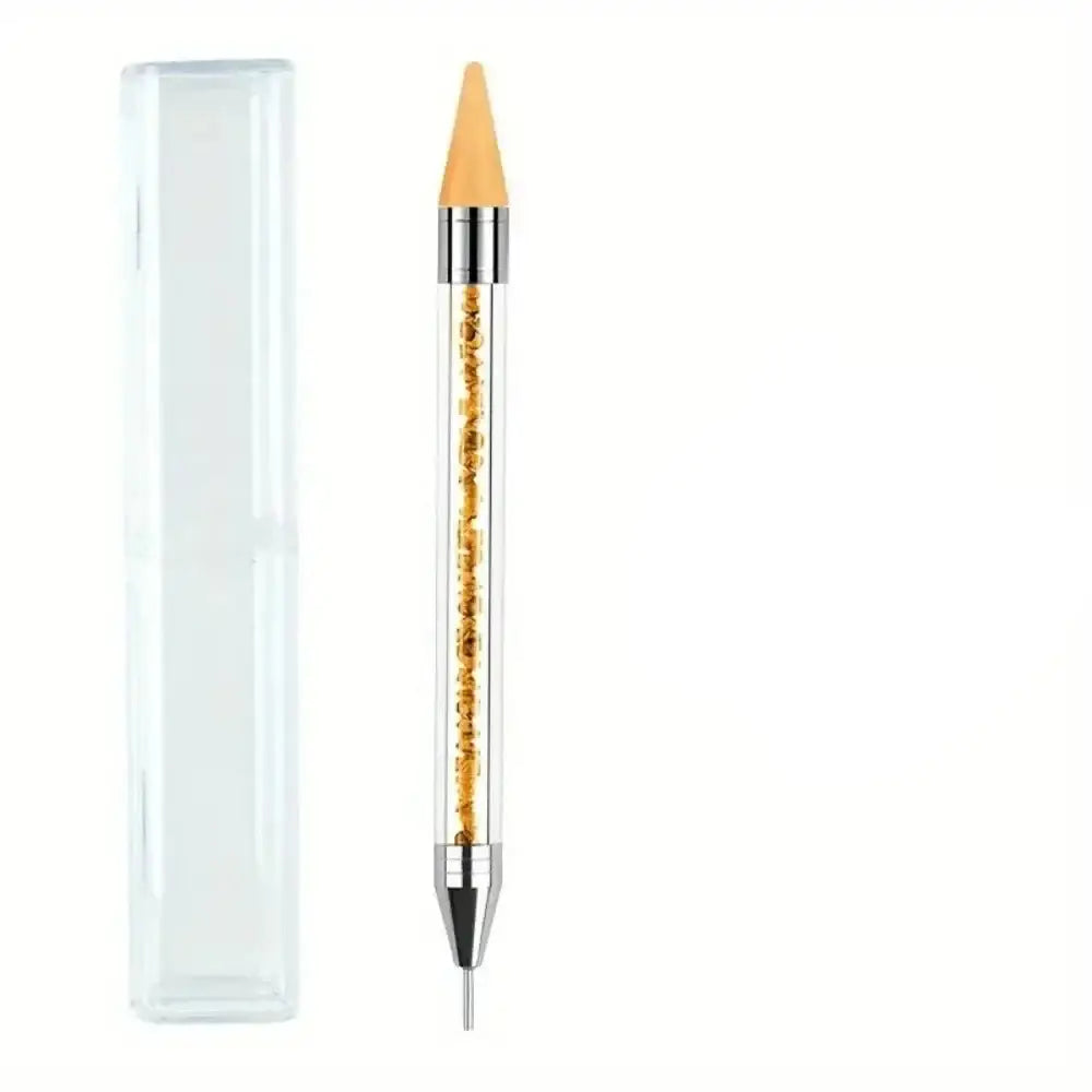 Yellow pencil-like tool with a metallic tip and body.