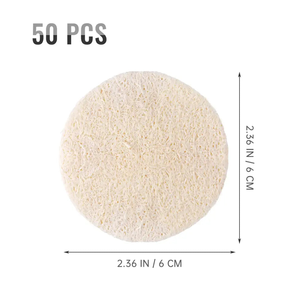 Circular beige pad or disc with a fuzzy, textured surface.