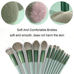 Rose Gold and Mint Green Makeup Brush Sets - Vignette | VogueBeautify