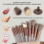 Rose Gold Makeup Brush Set - Vignette | VogueBeautify