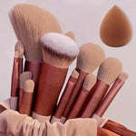 Rose Gold Makeup Brush Set - Vignette | VogueBeautify