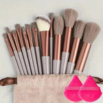 Rose Gold Makeup Brush Set - Vignette | VogueBeautify