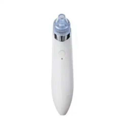 Handheld electronic device for removing blackheads and cleaning pores.