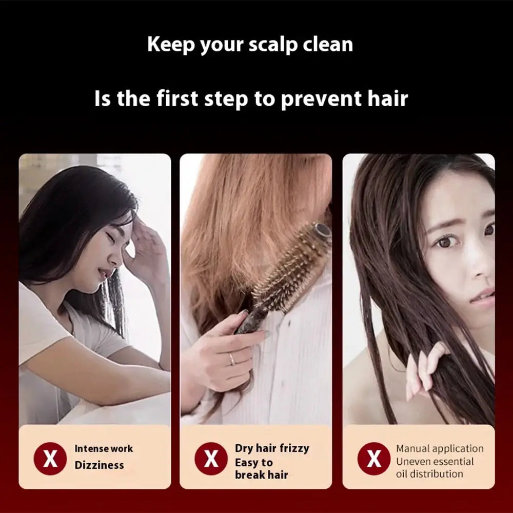 Infographic about scalp care and hair health prevention tips.