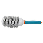 Teal Handle Cylindrical Hairbrush - Vignette | VogueBeautify