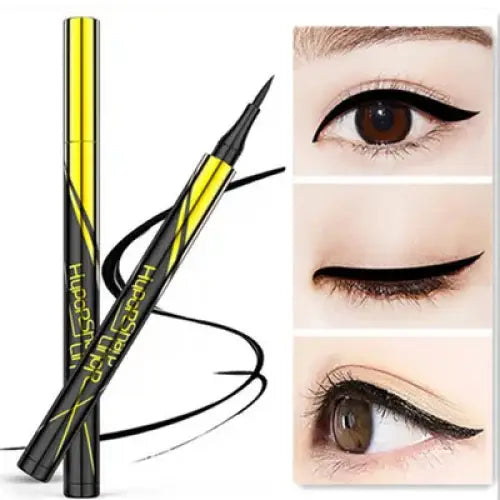 Yellow and black liquid eyeliner pen.